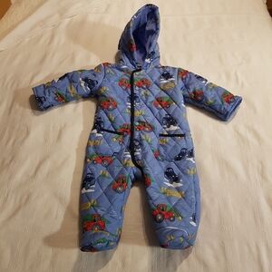 Lily & Jack boys bunting snow suit 3-6 months EUC